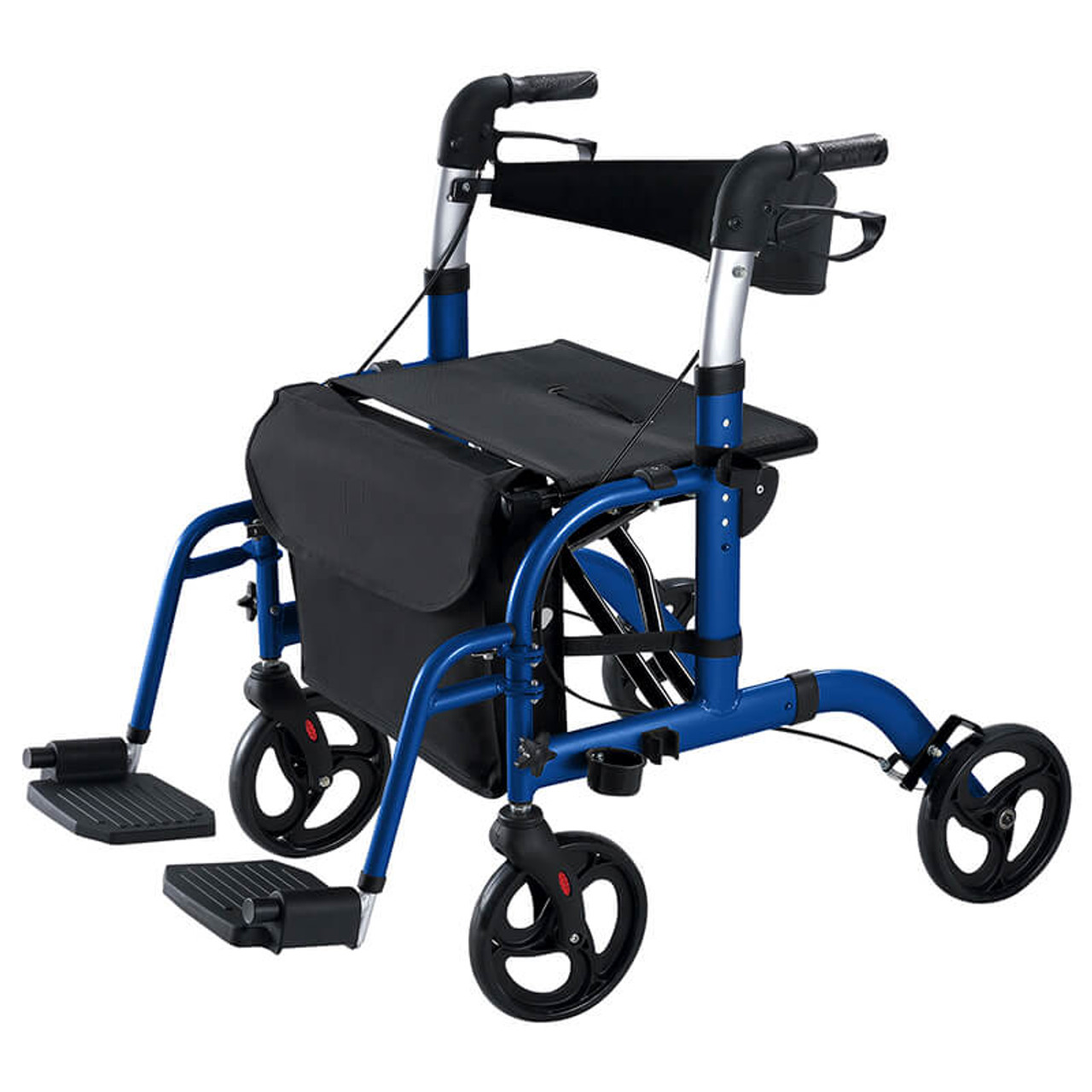 Wheelchair Rollator - Dual-Purpose Mobility Aid for Safe Indoor and Outdoor-Chicken Pieces