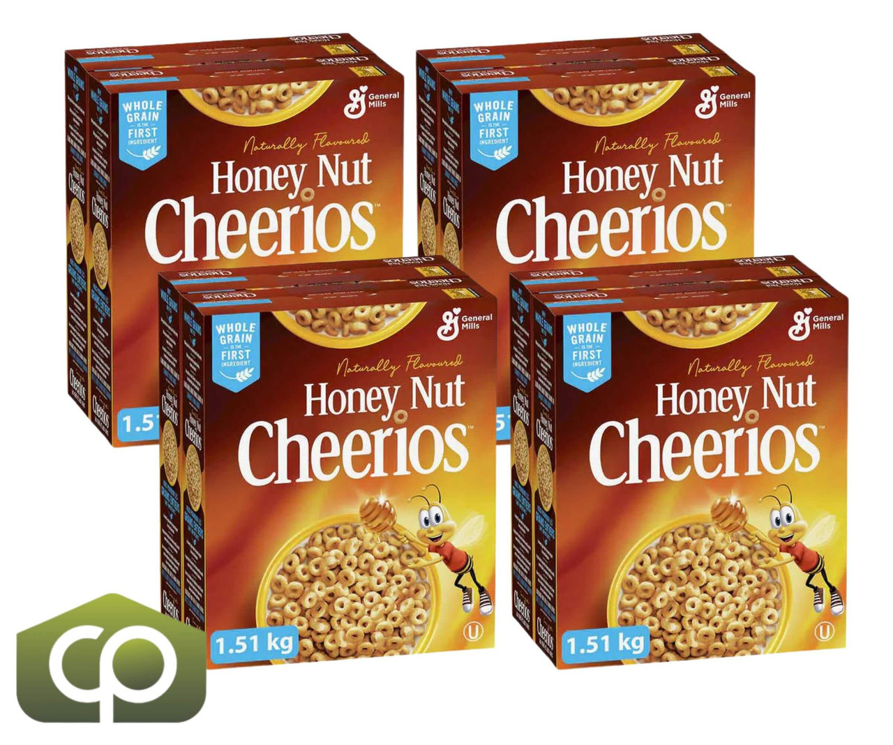 Honey Nut Cheerios - 1.51 kg | Irresistible Honey Nut Cereal with Real Honey(4/Case)-Chicken Pieces