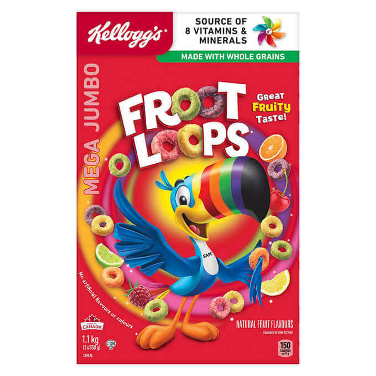 Kellogg’s Froot Loops - 1.1 kg | Colorful and Wholesome Cereal(4/Case)-Chicken Pieces