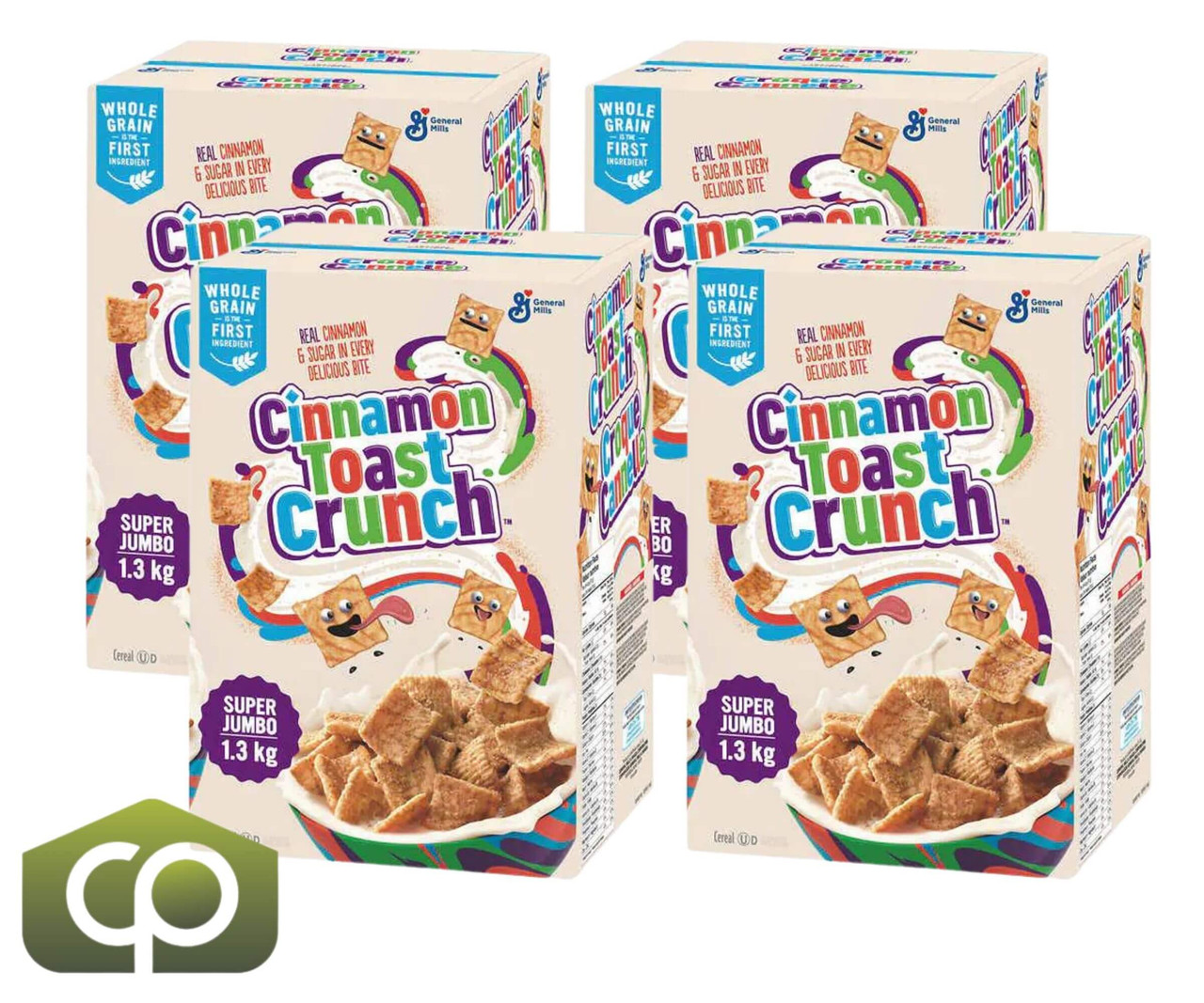 Super Jumbo Cinnamon Toast Crunch Cereal - 1.3 kg | Irresistibly Delicious(4/Case)-Chicken Pieces