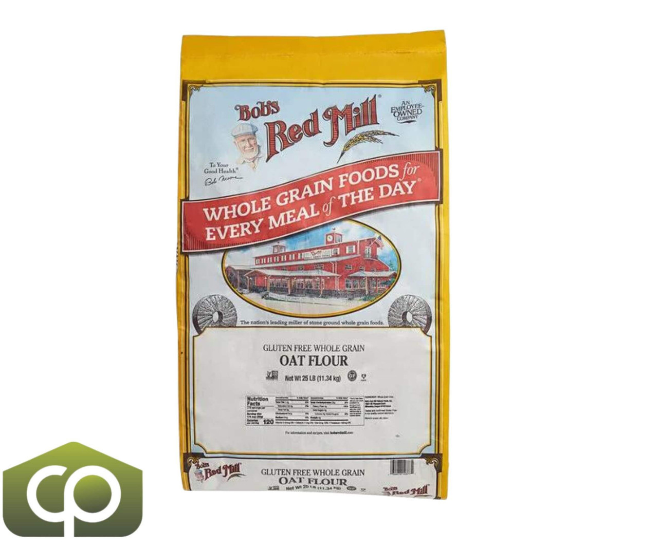 Bob's Red Mill 25 lbs. (11.34 kg) Gluten-Free Whole Grain Oat Flour (60 BAGS/PALLET) - Chicken Pieces