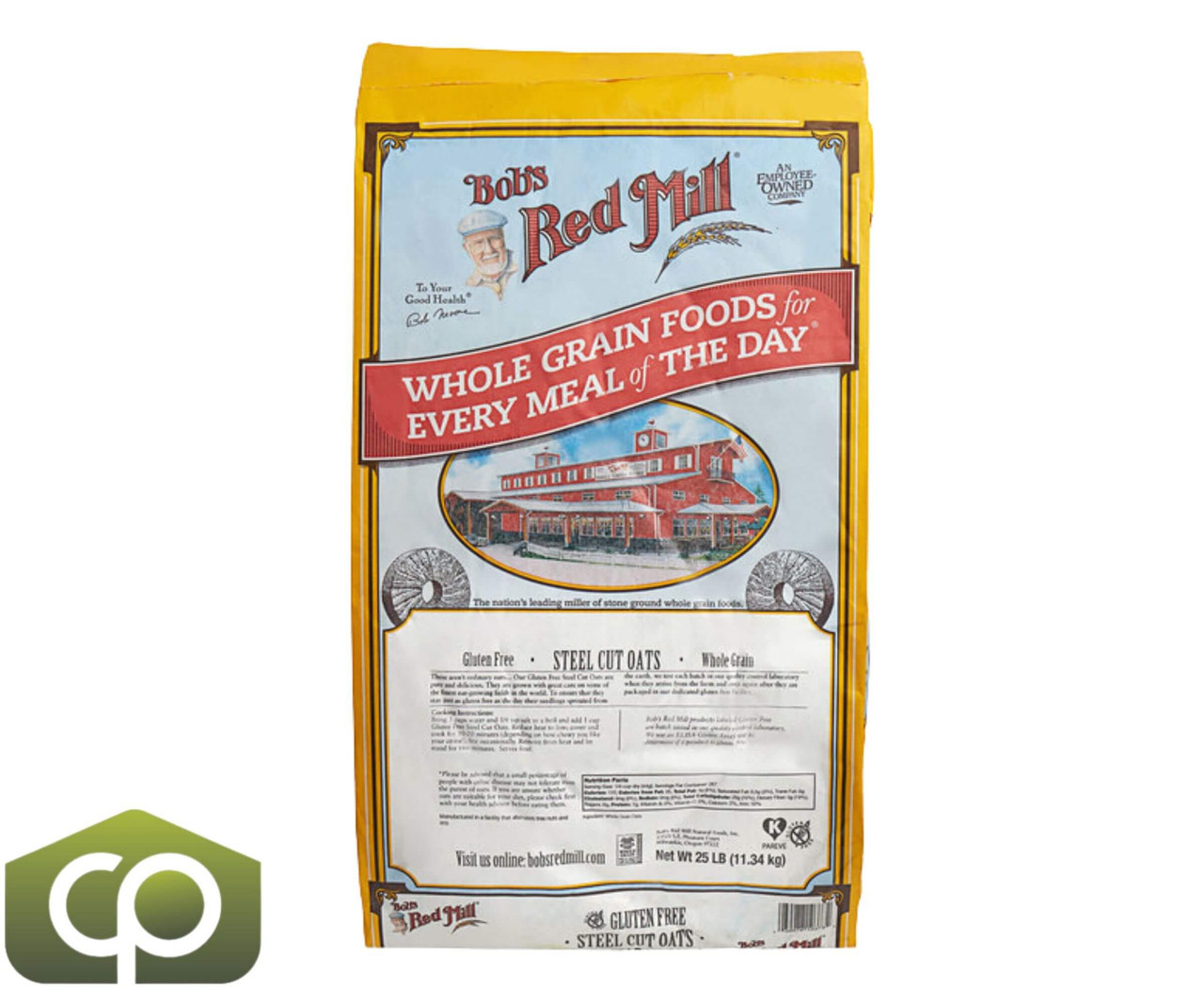 Bob's Red Mill 25 lb. (11.34 kg) Gluten-Free Steel Cut Oats  (60 BAGS/PALLET) - Chicken Pieces