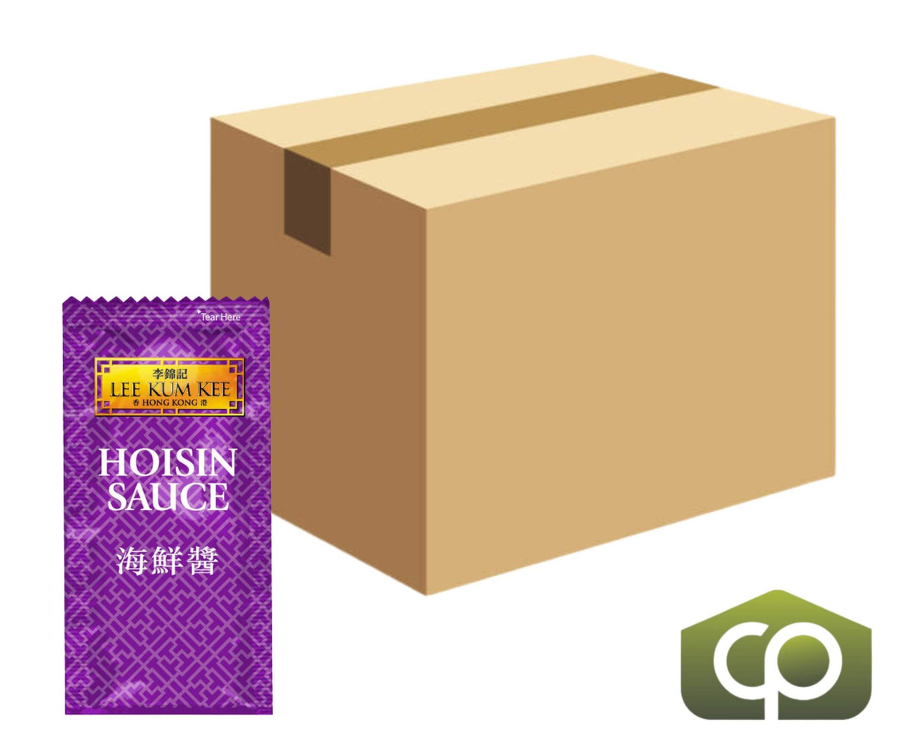 Lee Kum Kee Hoisin Sauce Packets - 8mL, 500/Case - Traditional Chinese Recipe - Chicken Pieces