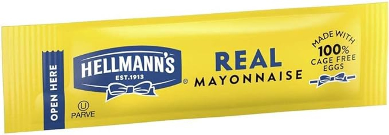 Hellmann's Mayonnaise Packets - 10.6g, 210/Case - Smooth, Rich Taste - Chicken Pieces