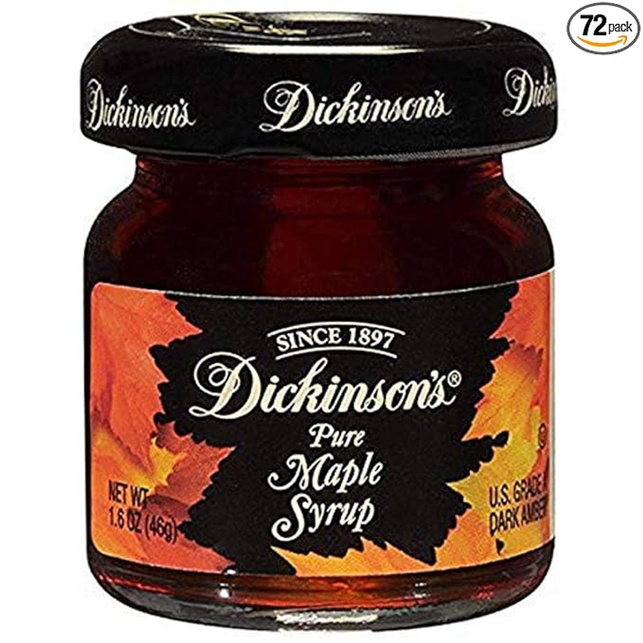 Dickinson's Pure Maple Syrup - 1.6 oz., 72/Case - Sweet Elegance - Chicken Pieces