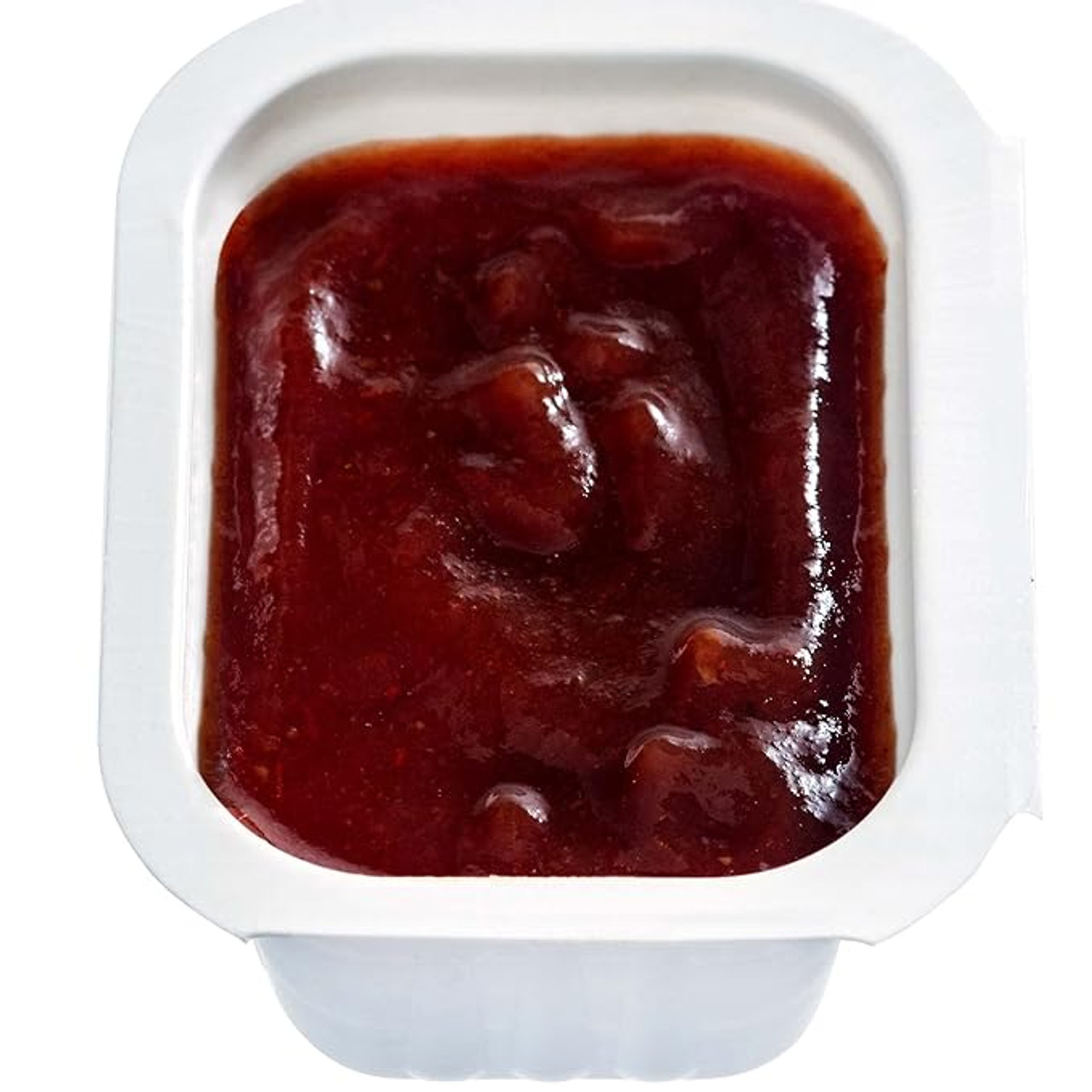 Heinz 1 oz. BBQ Sauce Portion Cups - 100/Case - Sweet, Smoky, and Individually Perfect