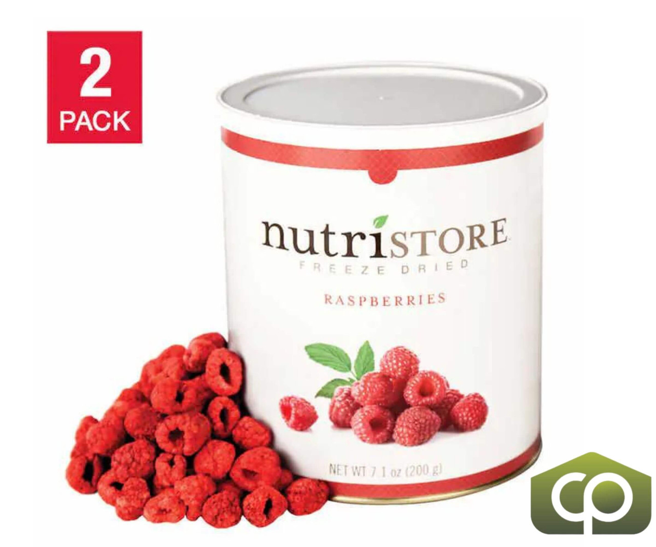 Nutristore Freeze-Dried Raspberries 2-Pack - 200g (7 oz.) - Pure Flavor - Chicken Pieces
