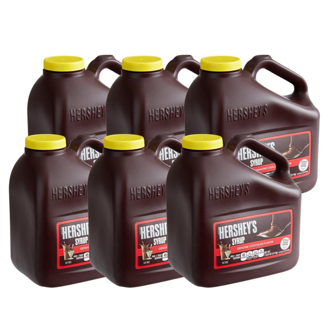 HERSHEY'S Chocolate Syrup Jug 7.5 lb (6/CASE)