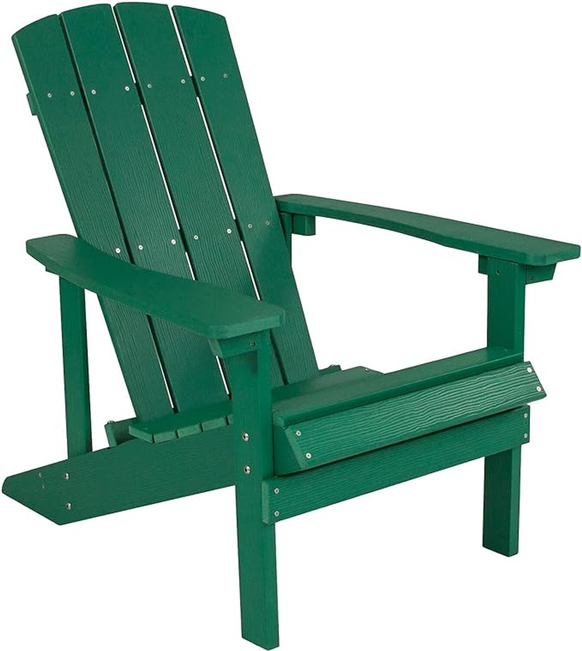 Flash Furniture 35"H, Resin, Green 29 1/2"W JJ-C14501-GRN-GG Charlestown Adirondack Chair - Chicken Pieces