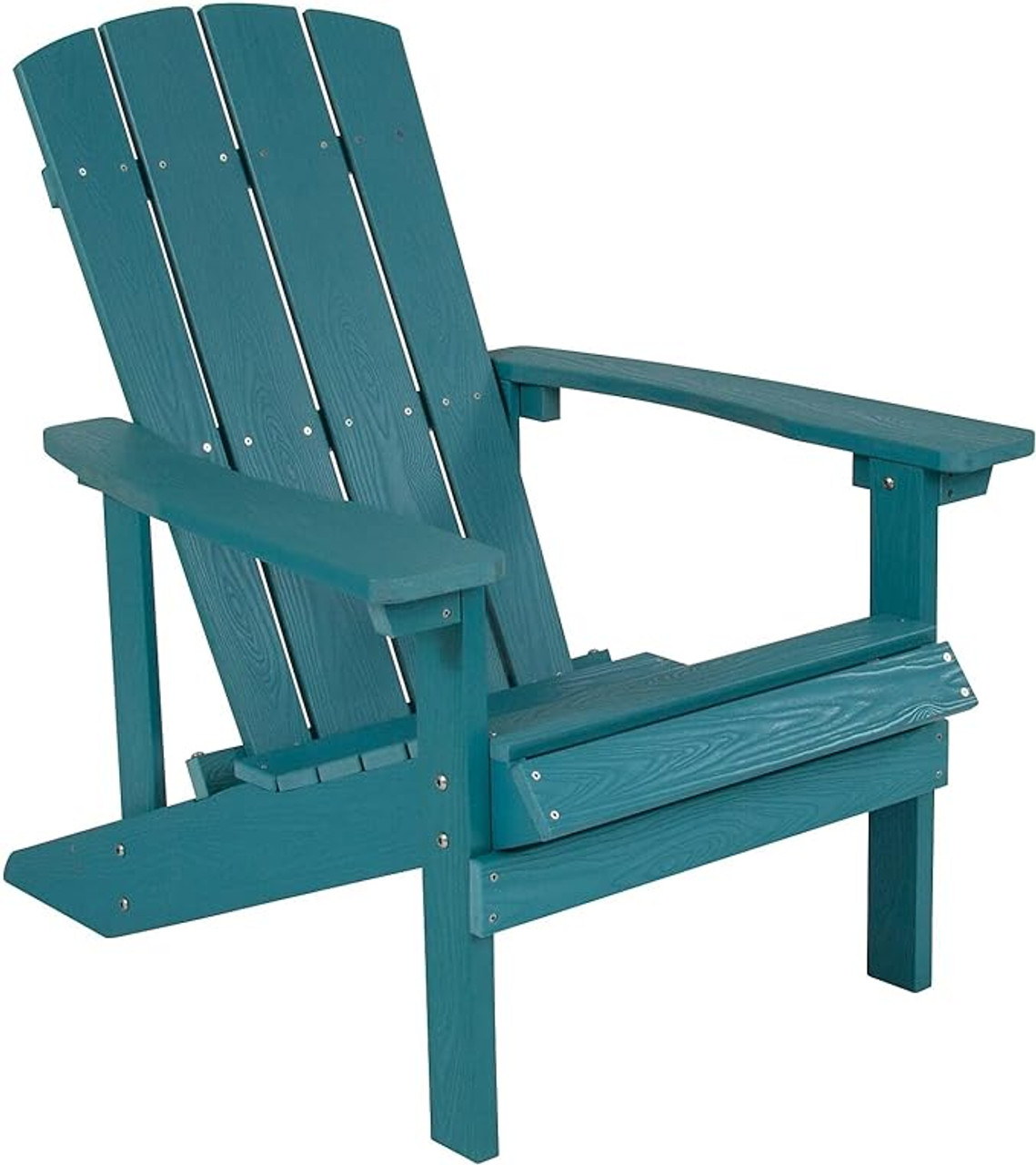 Flash Furniture 35"H, 29 1/2"W Resin, Sea Foam JJ-C14501-SFM-GG Charlestown Adirondack Chair