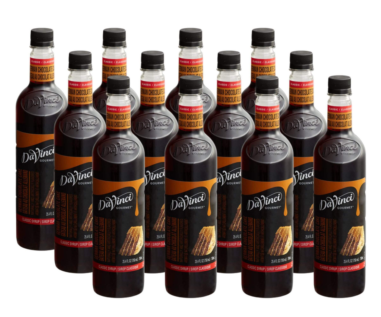 DaVinci Gourmet Classic German Chocolate Cake Pure Cane Flavoring Syrup 750 mL - Chicken Pieces