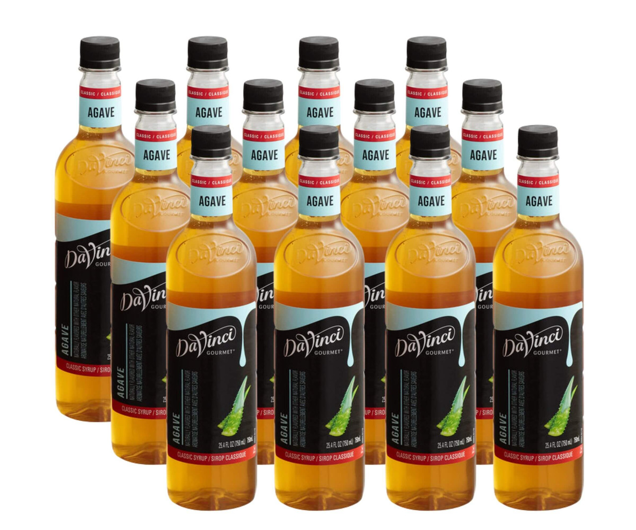DaVinci Gourmet Classic Agave Flavoring Syrup 750 mL - Pure Cane Sugar - Chicken Pieces