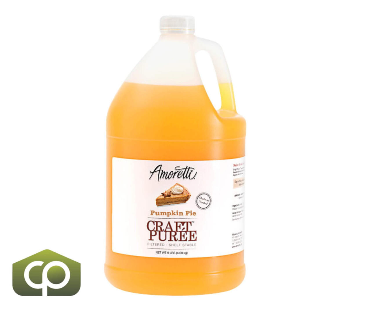 AMORETTI Amoretti Pumpkin Pie Craft Puree 1 Gallon - Infuse Rich Spiced Flavor 