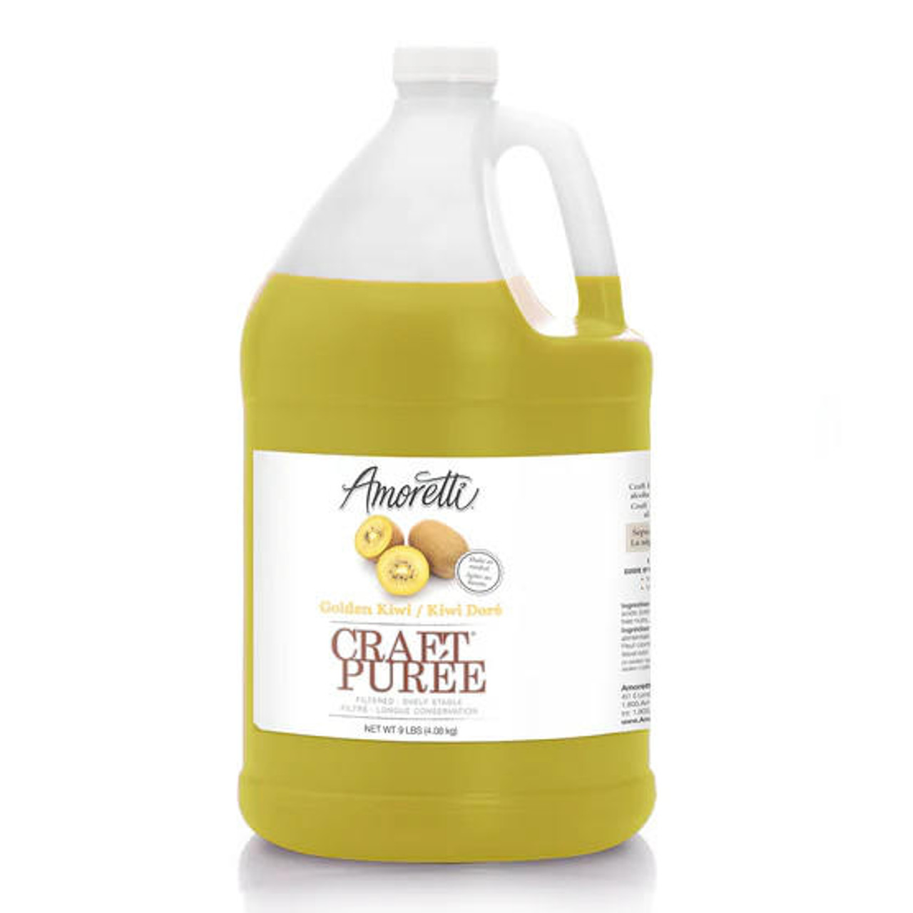 AMORETTI Amoretti Sweet and Tangy Essence Golden Kiwi Craft Puree 1 Gallon 