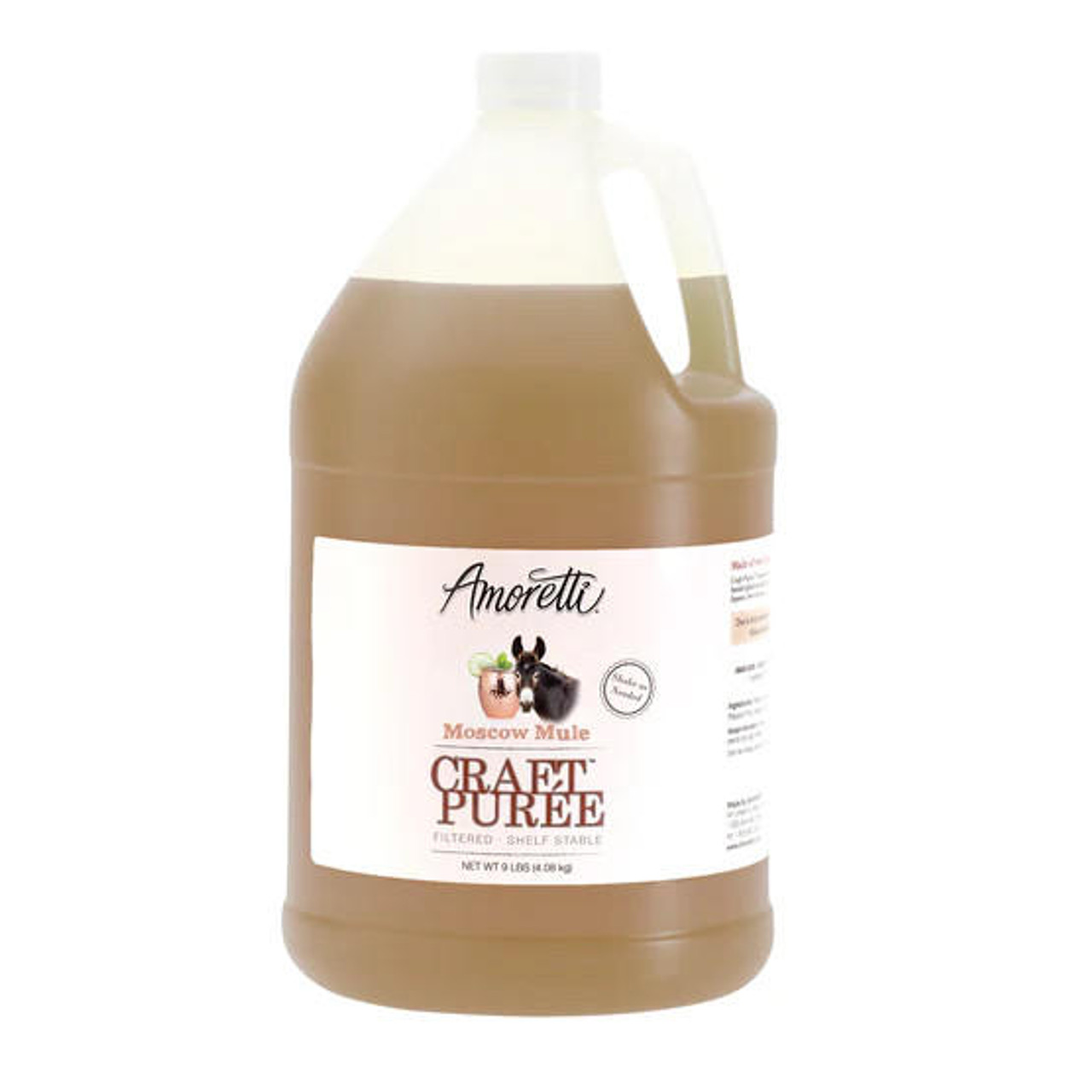 AMORETTI Amoretti Moscow Mule Craft Puree 1 Gallon with Zesty Lime 