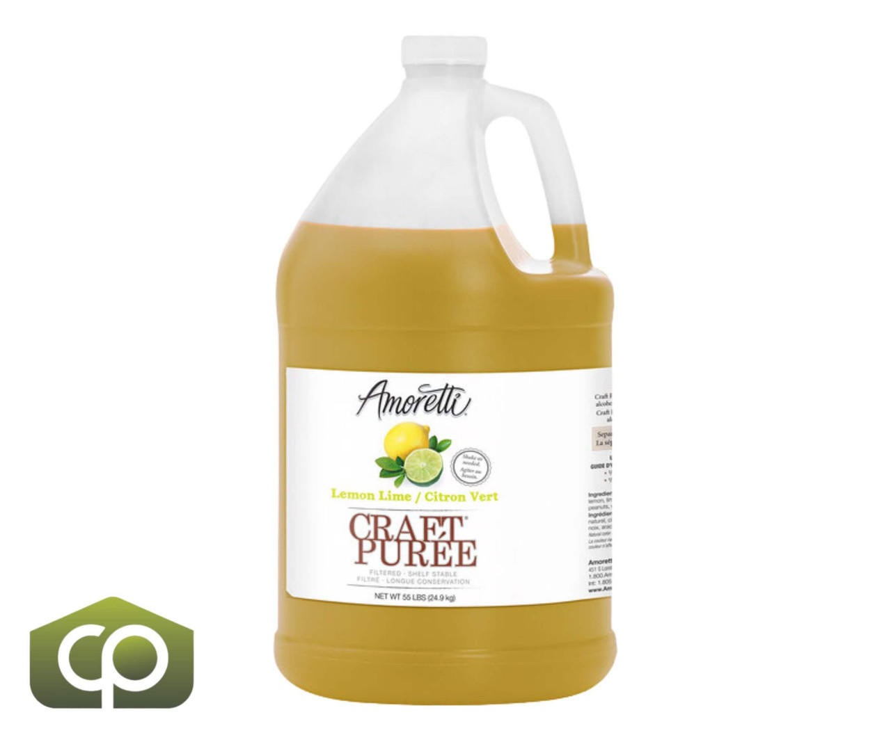 AMORETTI Amoretti Fresh Tangy Fusion of Lemon-Lime Craft Puree 1 Gallon 