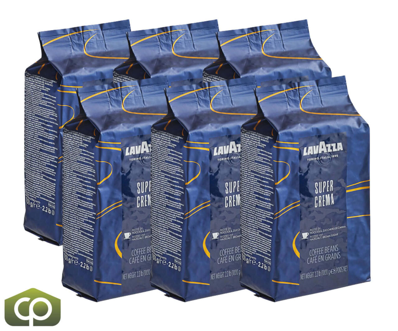 LAVAZZA Lavazza Super Crema Whole Bean Espresso 2.2 lb (6/Case) 