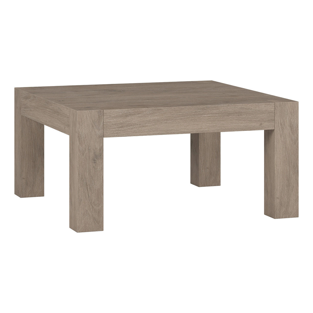 homeroots living room 34" Gray Manufactured Wood Square Coffee Table 