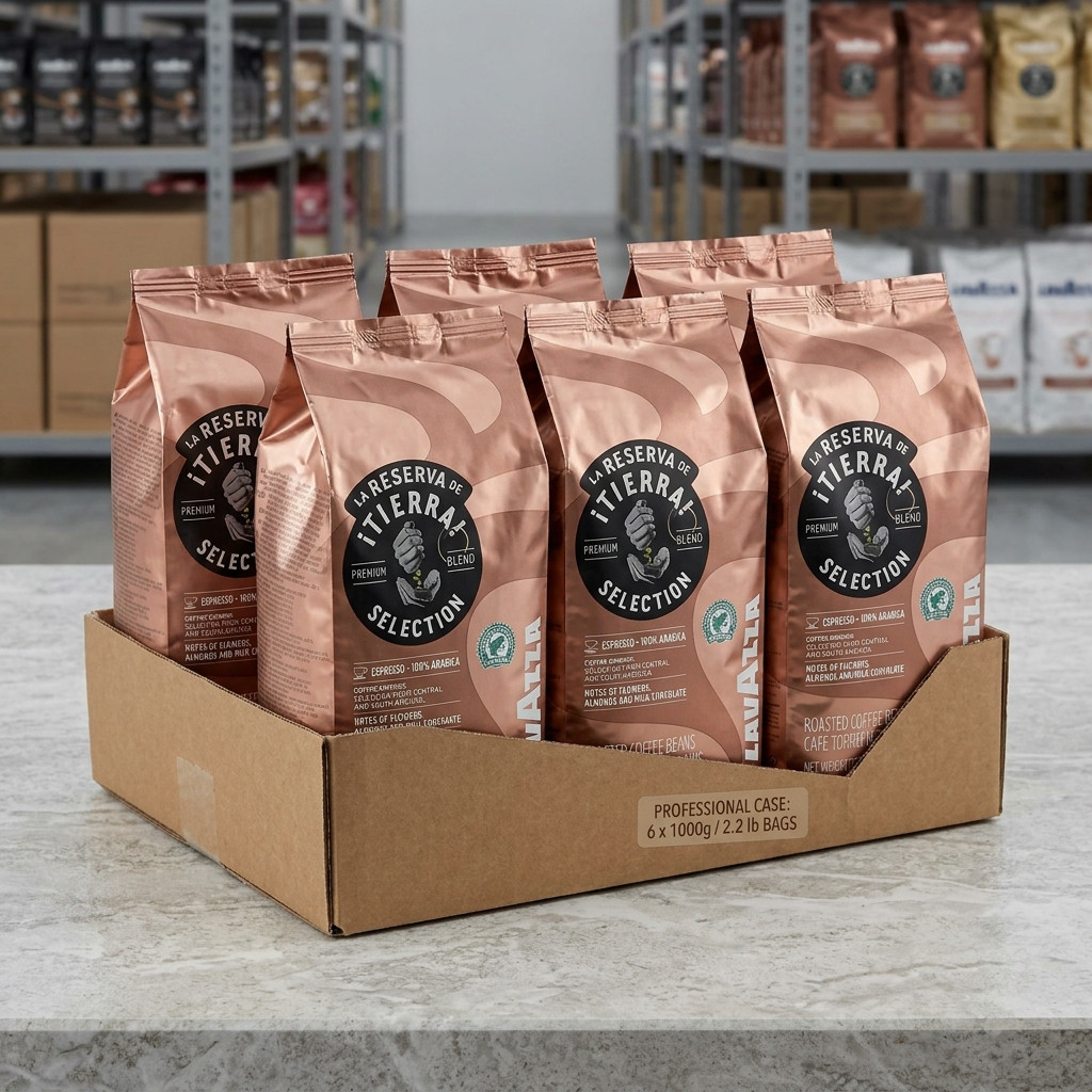 Lavazza Tierra! Selection Whole Bean Espresso 2.2 lb (6/Case)