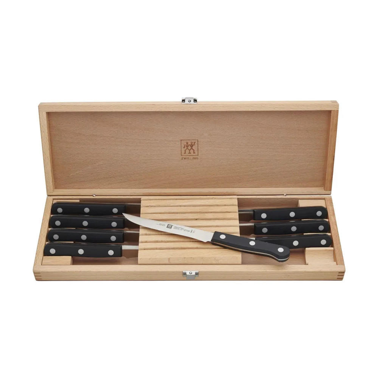 ZWILLING  Zwilling Gourmet 8 Piece Steak Knife Set with Wood Presentation Box 