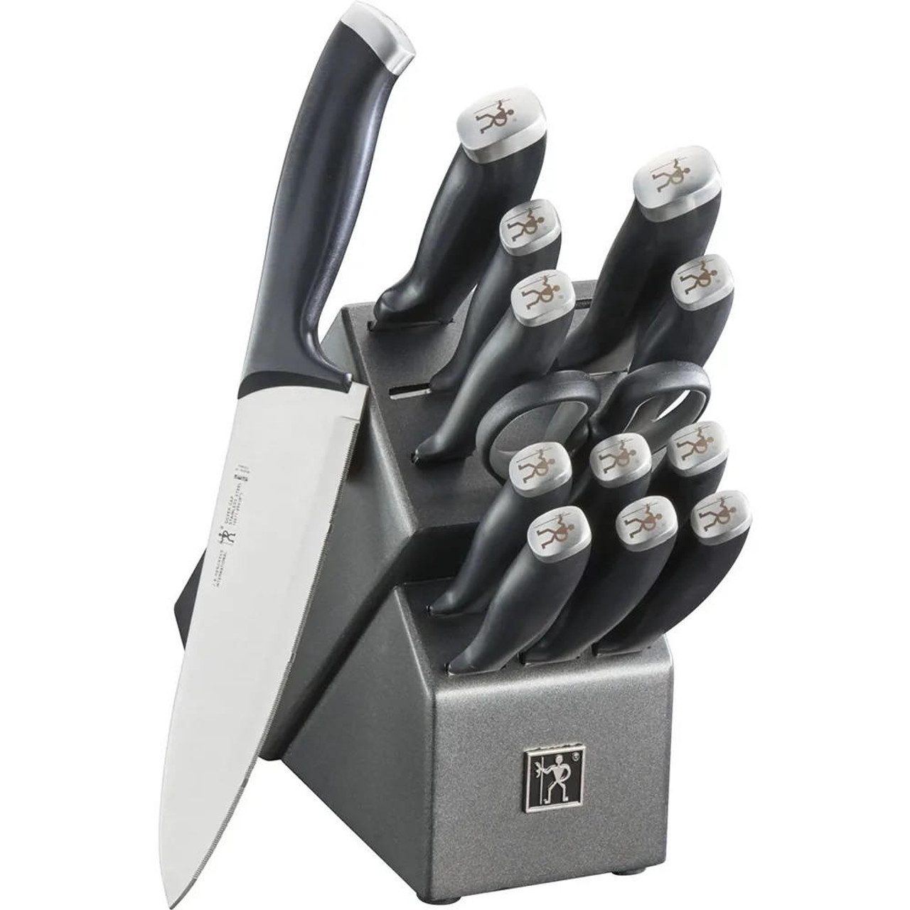  Henckels Paring Knife Silvercap 14 Piece Knife Set with Hardwood Block 