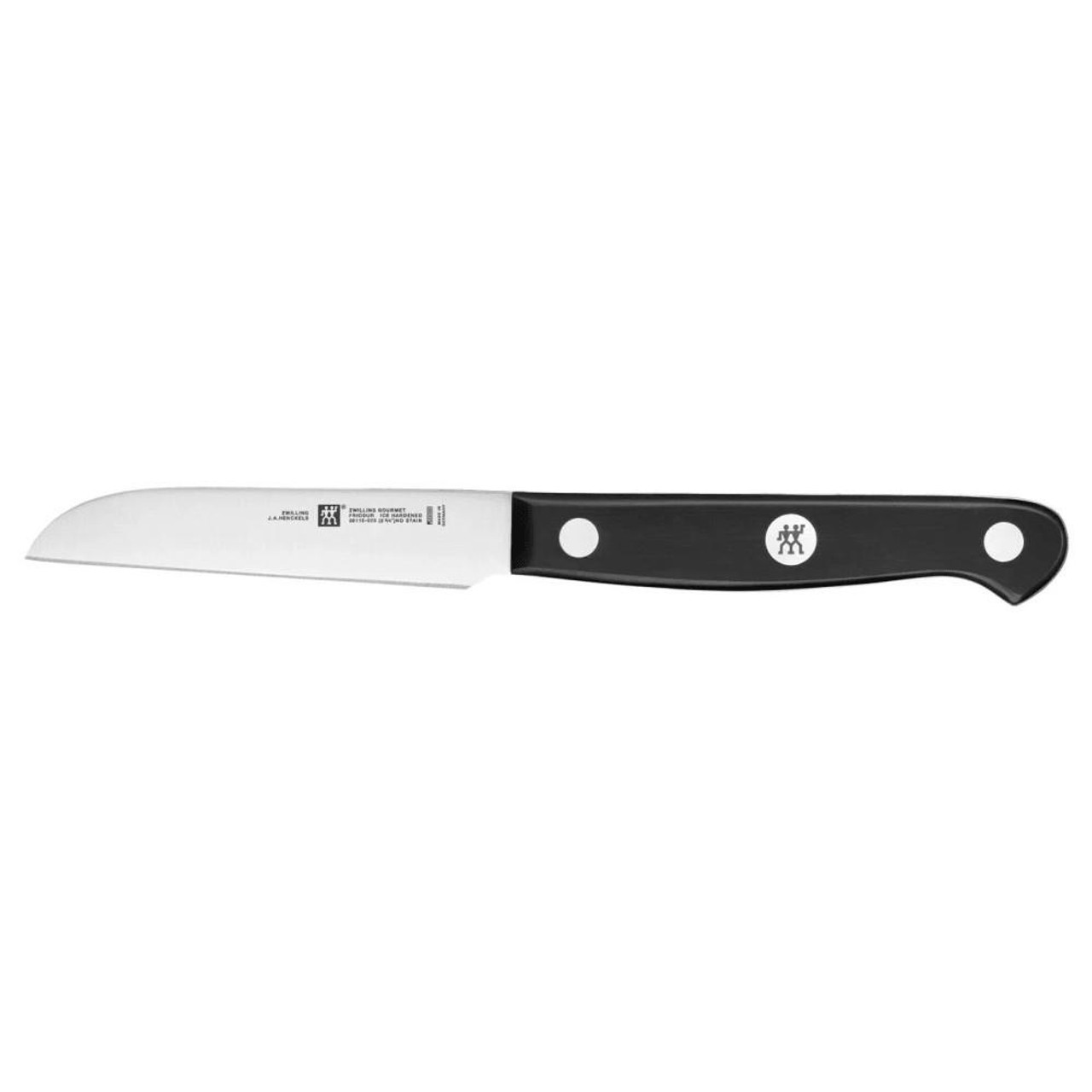 ZWILLING  Zwilling Black POM Handles Gourmet 7 Piece Knife Set with Rubberwood Block 