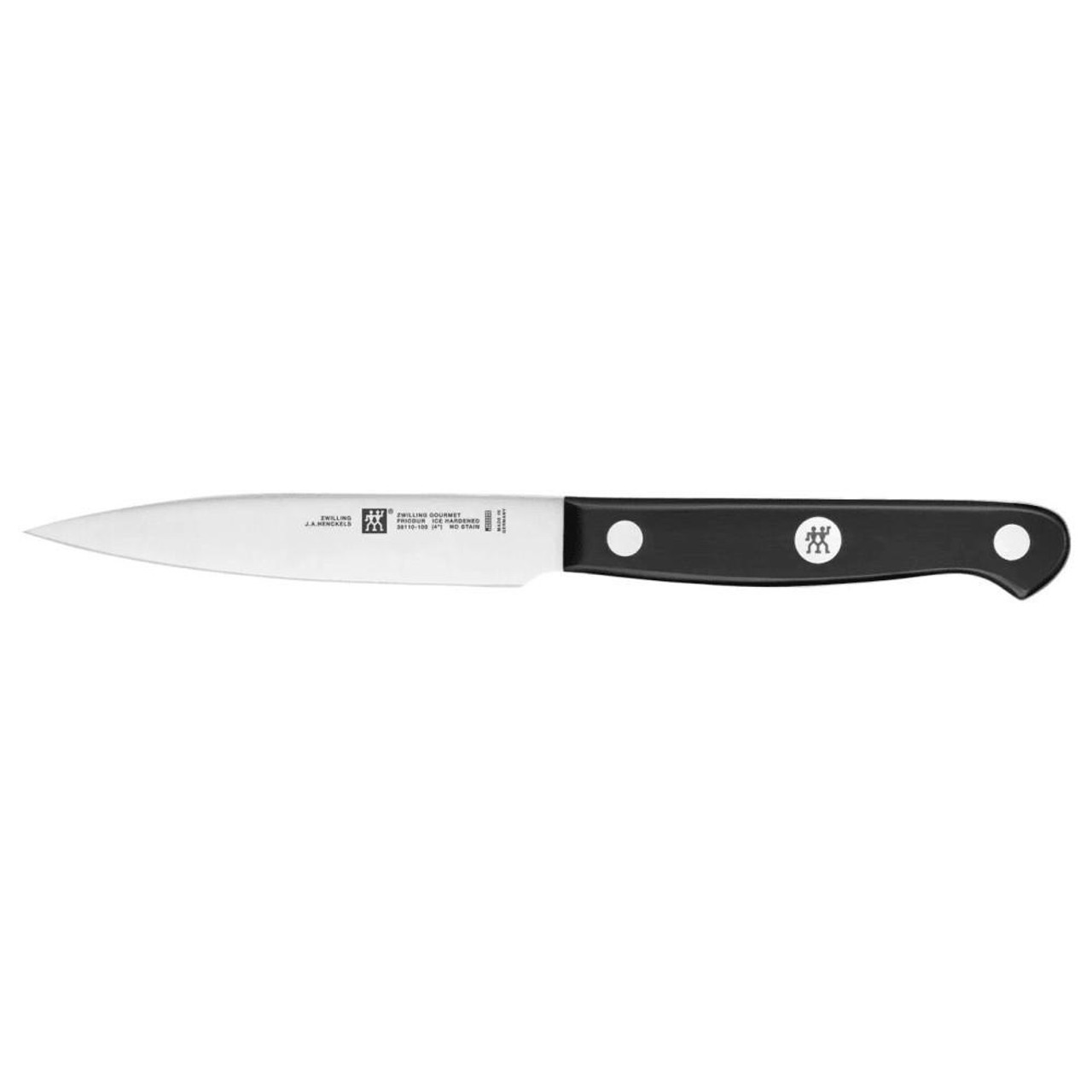ZWILLING  Zwilling Black POM Handles Gourmet 7 Piece Knife Set with Rubberwood Block 
