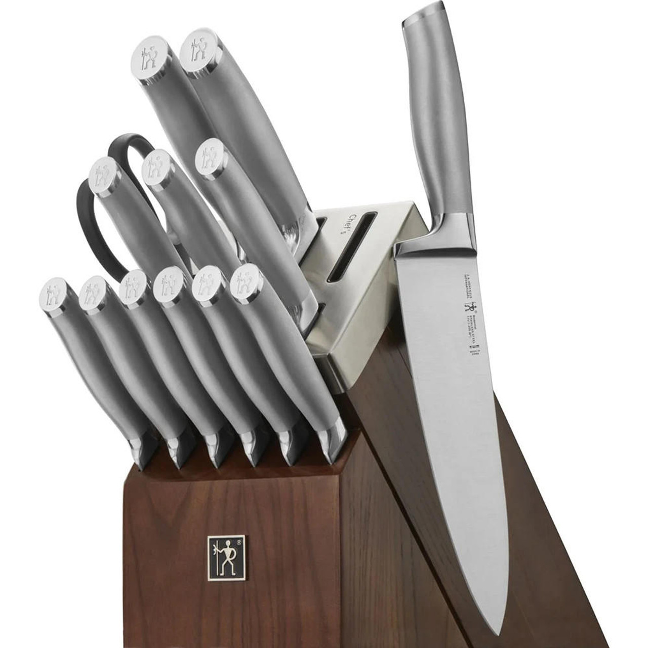  Henckels Precision Modernist 14 Piece Knife Set with Self Sharpening Wood Block 