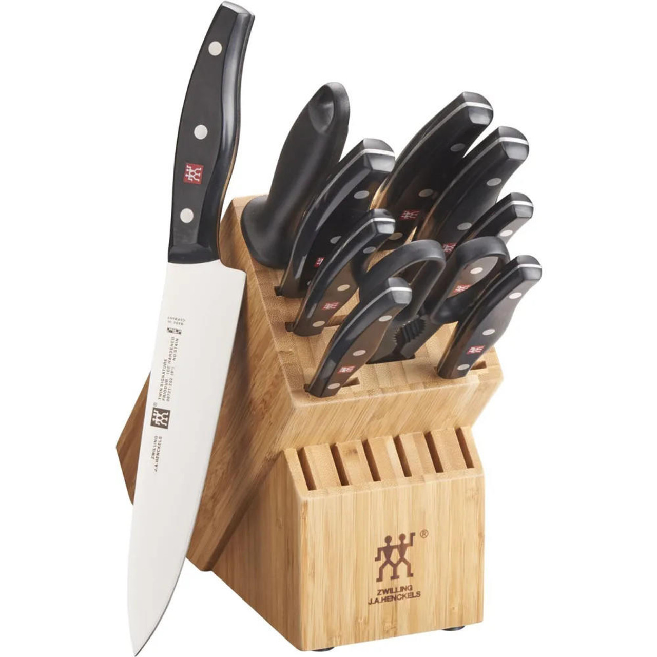 ZWILLING  Zwilling Essential Cutlery Twin Signature 11 Piece Knife Set with Bamboo Block 
