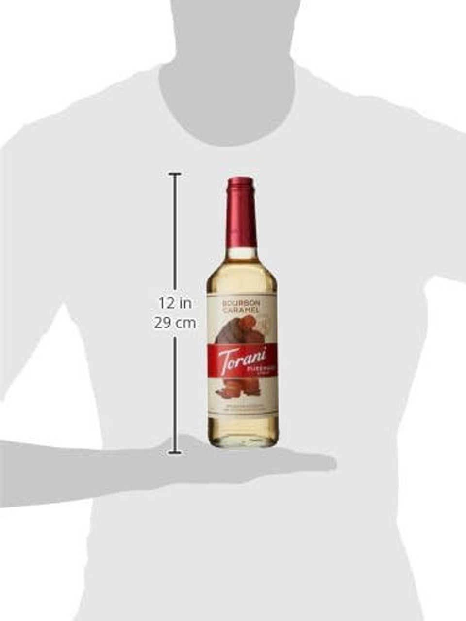 torani Torani Puremade Bourbon Caramel Flavoring Syrup - 750 mL (12/Case) 