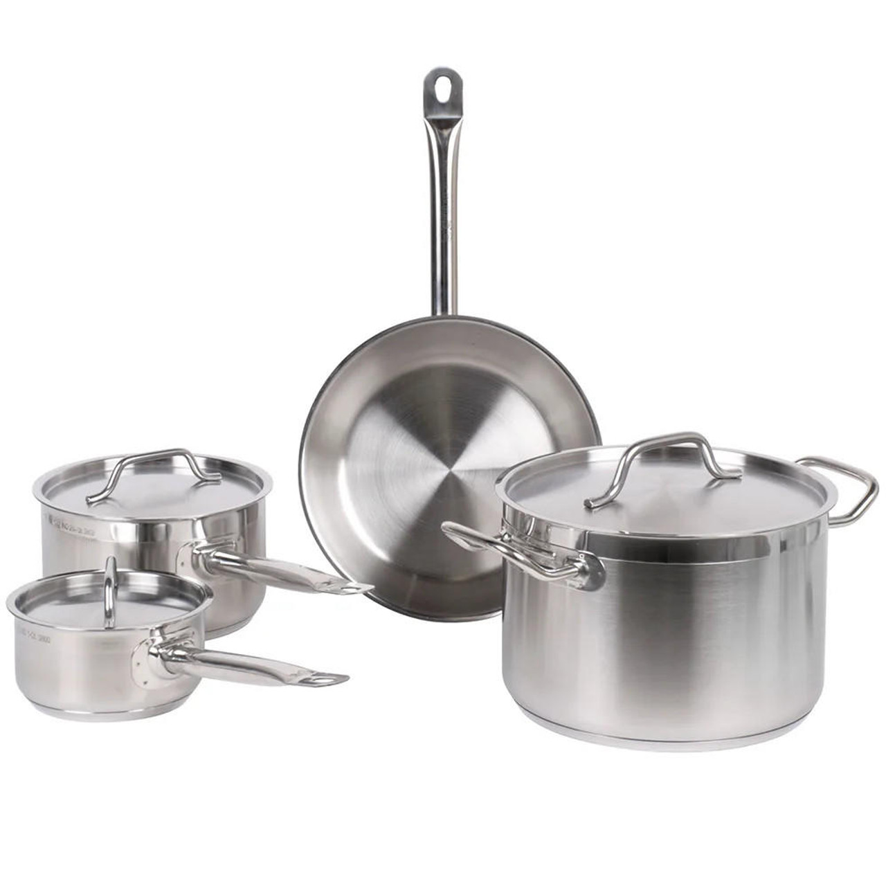  Vollrath 3822 Optio™ Deluxe Cookware Set (7-Piece) - Stainless Steel 