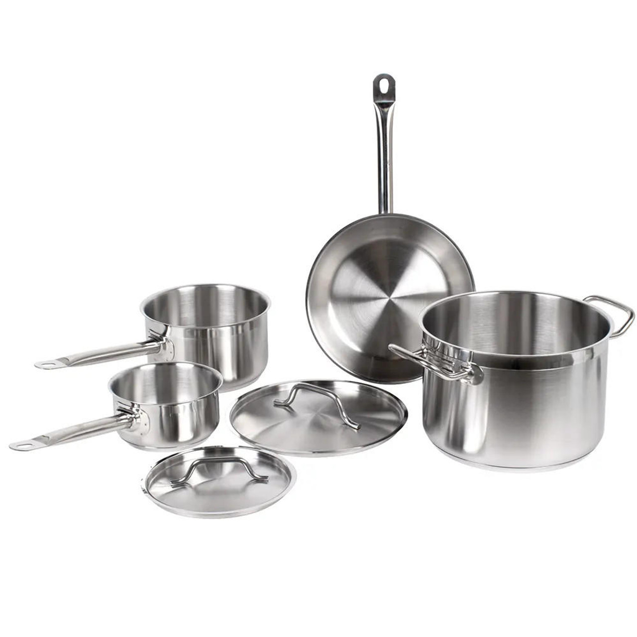  Vollrath 3822 Optio™ Deluxe Cookware Set (7-Piece) - Stainless Steel 