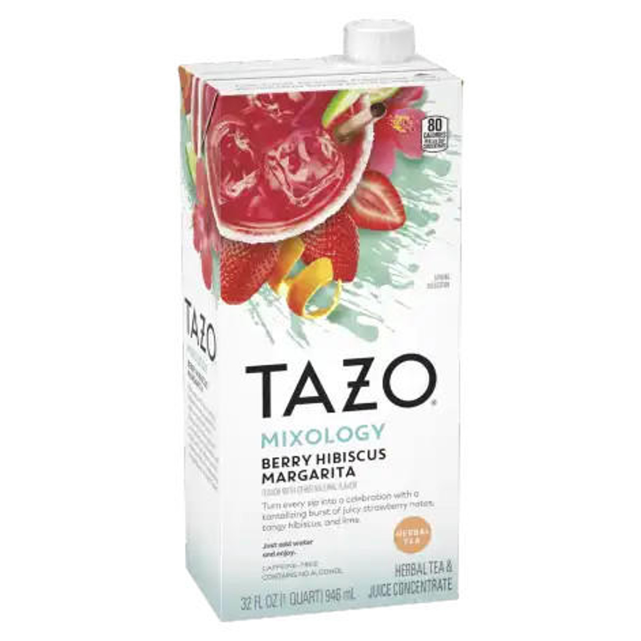  Tazo Berry Hibiscus Margarita Blend 1:1 Concentrate - 32 fl. oz. (12/Case) 