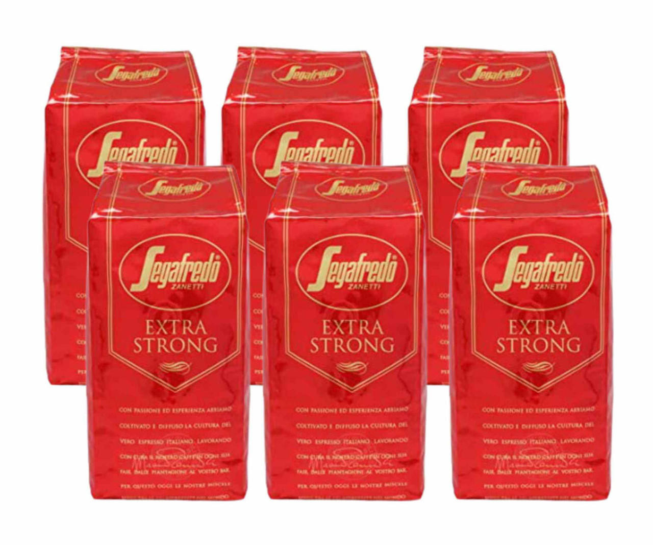  Segafredo Extra Strong Intense Coffee Beans 1 Kg / 2.2 Lbs (6/Case) 