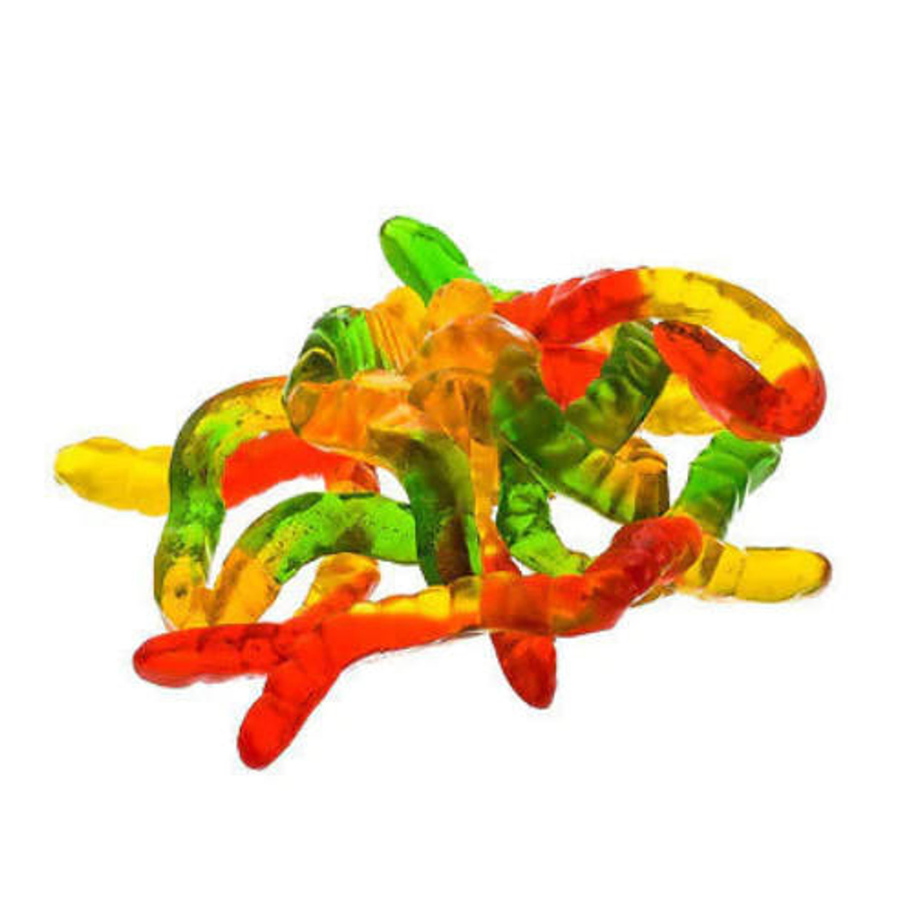  Kervan Gummy Worms 5 lb. - 4/Case - Assorted Flavors 
