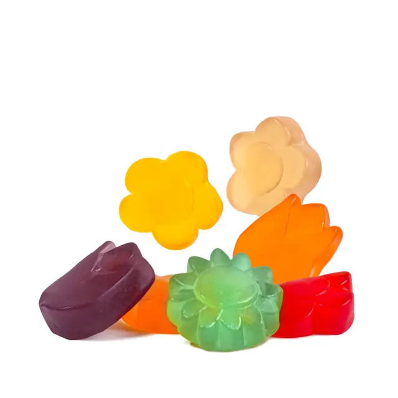  Albanese Gummi Awesome Blossoms 5 lb. - 4/Case | Vibrant Assorted Flower Shapes 