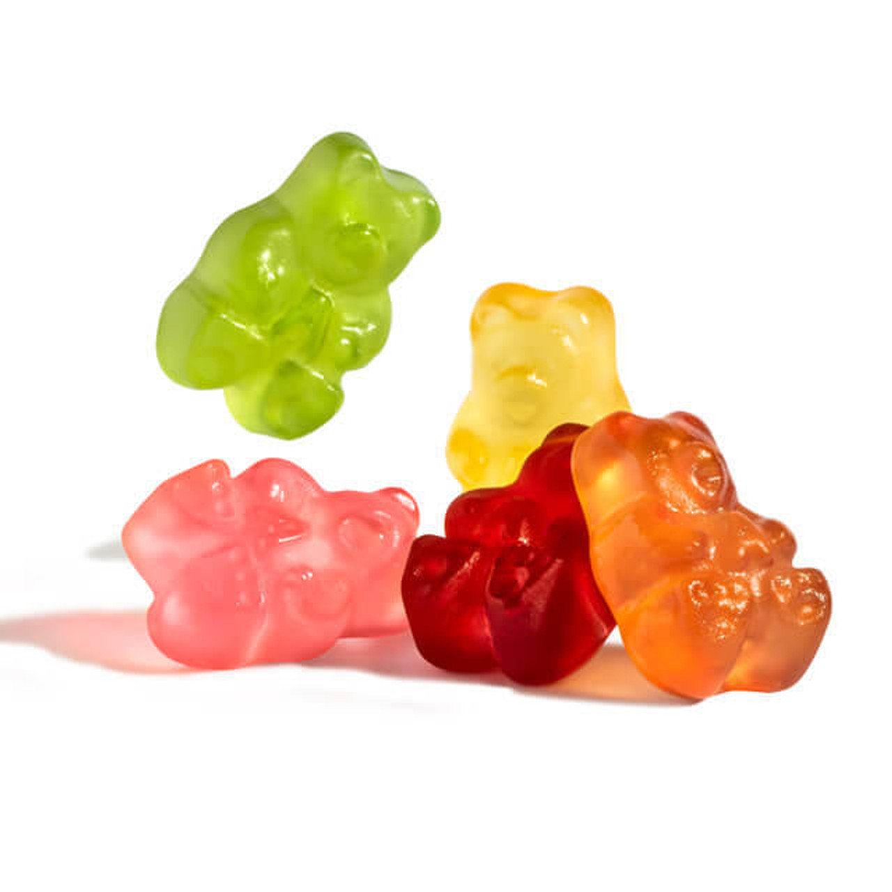  Albanese 5 Natural Flavor Gummi Bears 5 lb. - 4/Case | Brightly Colored Bears 
