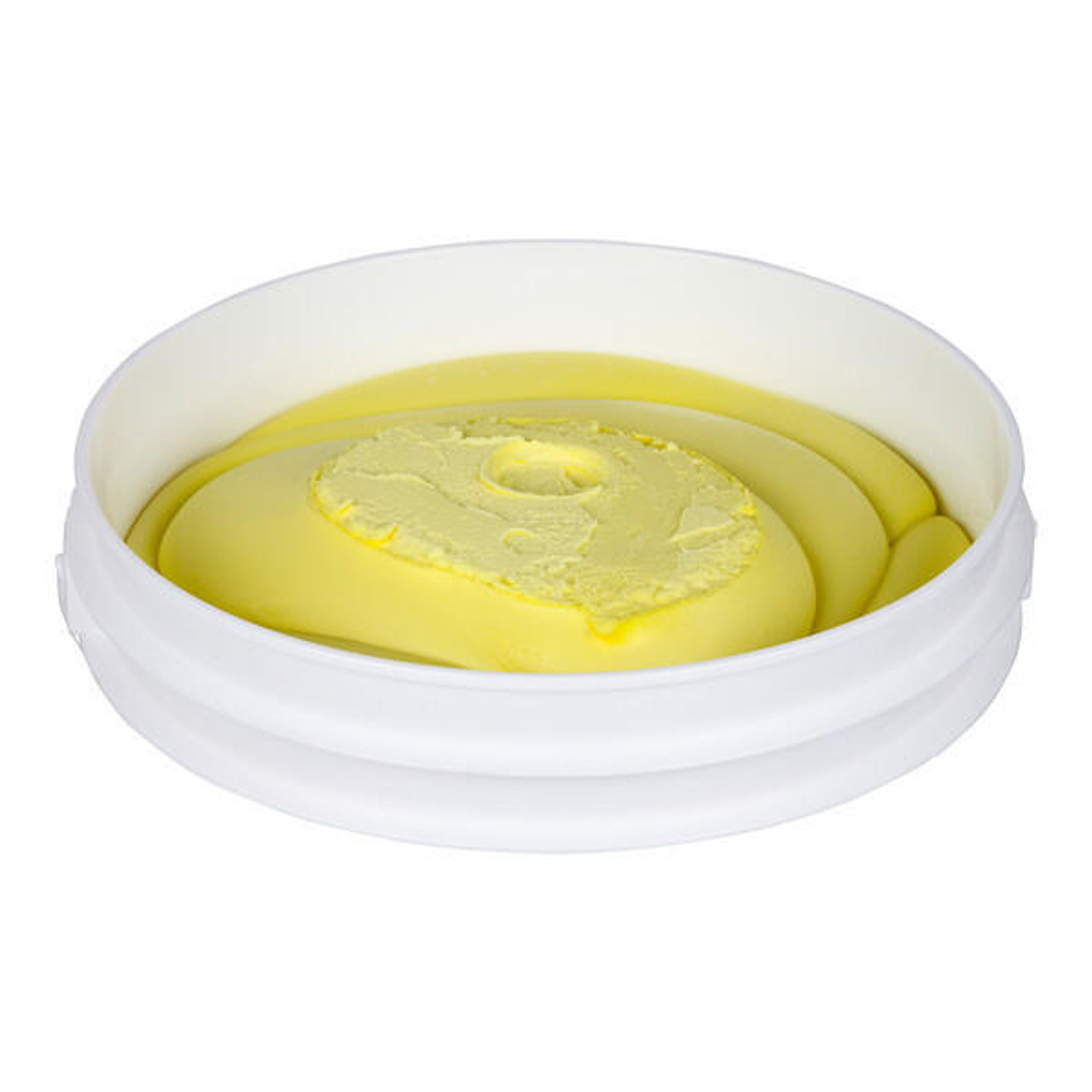  Rich's Allen Pastel Yellow Buttrcreme Icing - 15 lb. Pail Glossy Pastel Yellow 