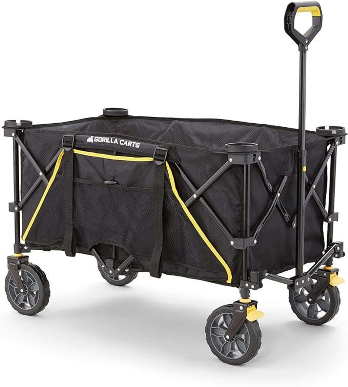 GORILLA Gorilla 150 lb. Collapsible Folding Outdoor Utility Wagon with Oversized Bed 