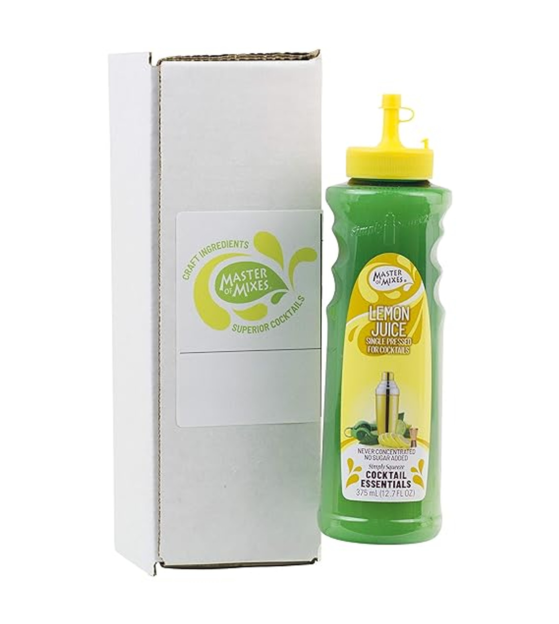 Master of Mixes 375 mL Single Pressed Lemon Juice - Preserves Fresh (12/Case) - Chicken Pieces