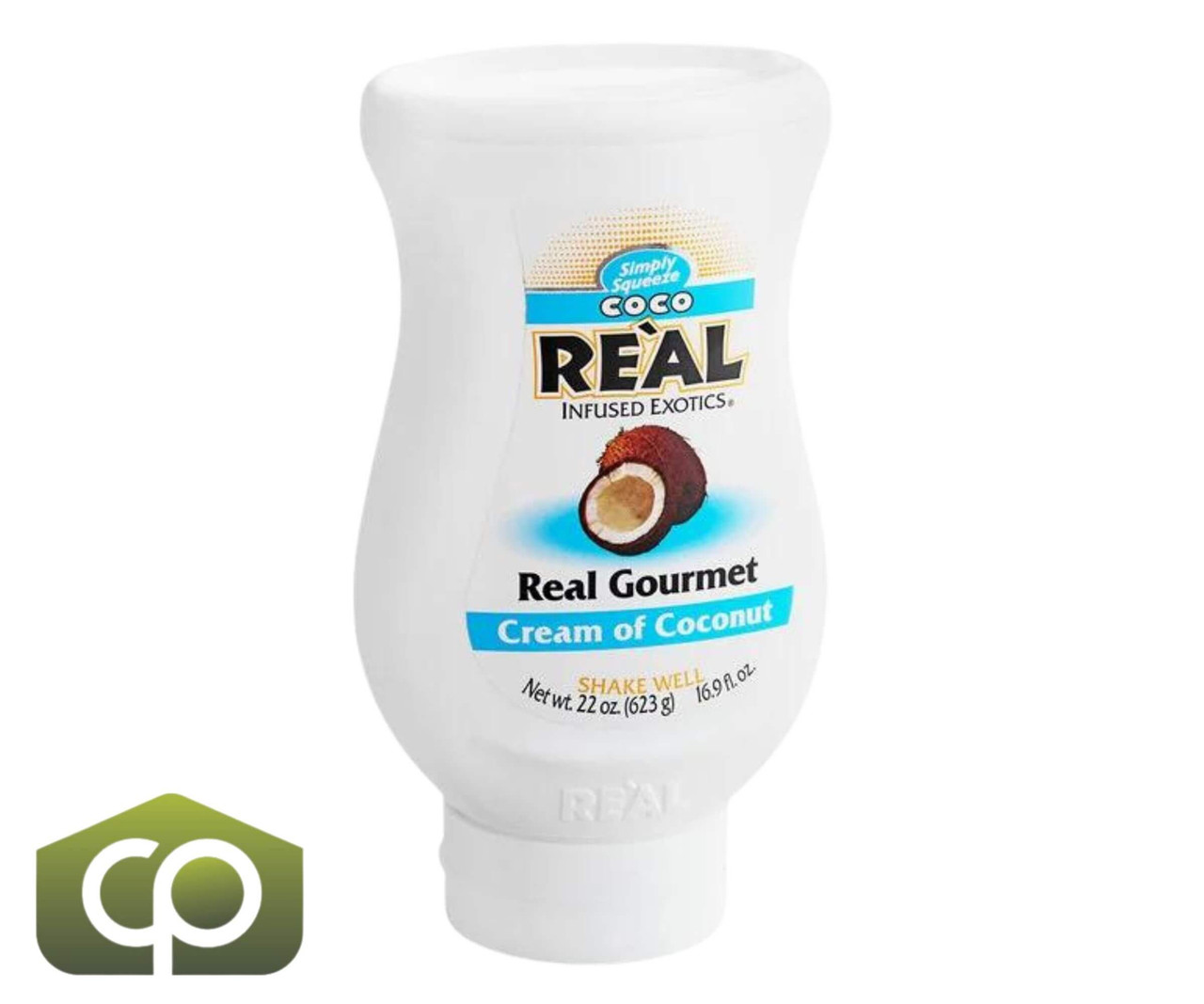 Coco Real 16.9 fl. oz. Cream of Coconut - Smooth, Creamy Coconut Flavor - Chicken Pieces
