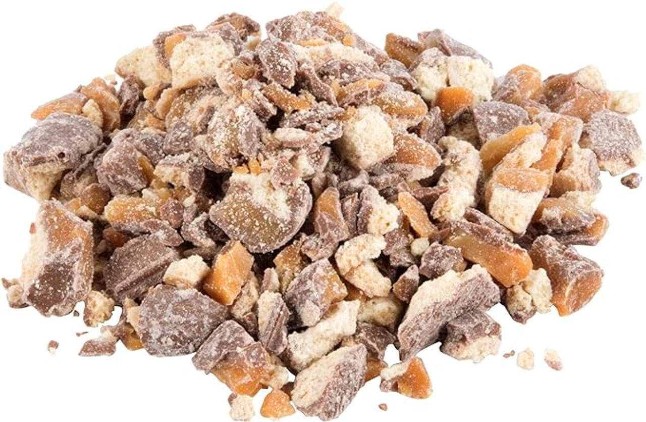 TOPPERS Chopped TWIX® Topping - 10 lb Bag | Finely Chopped Candy Pieces - Chicken Pieces