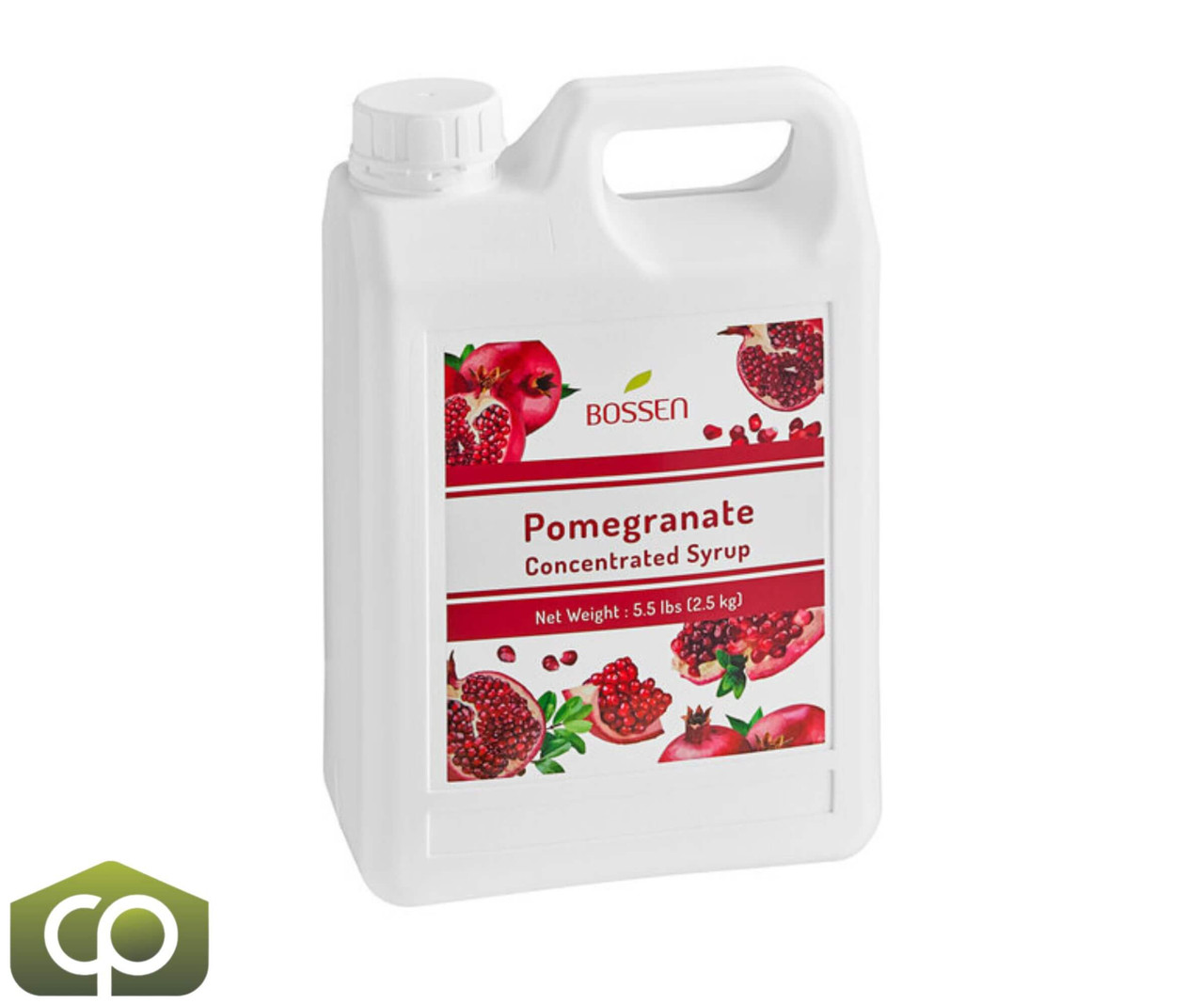 Bossen Pomegranate Concentrated Syrup 64 fl. oz. - Real Juice, Bold Flavor - Chicken Pieces