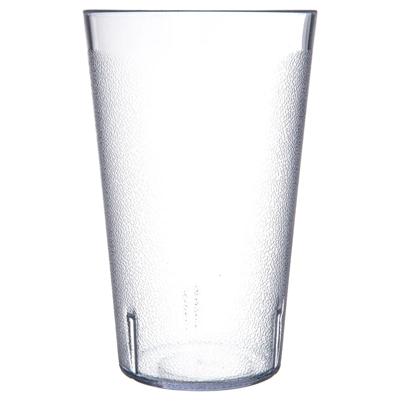 Carlisle 32 oz Clear Textured Plastic Tumbler (48/Case) - Durable Drinkware - Chicken Pieces