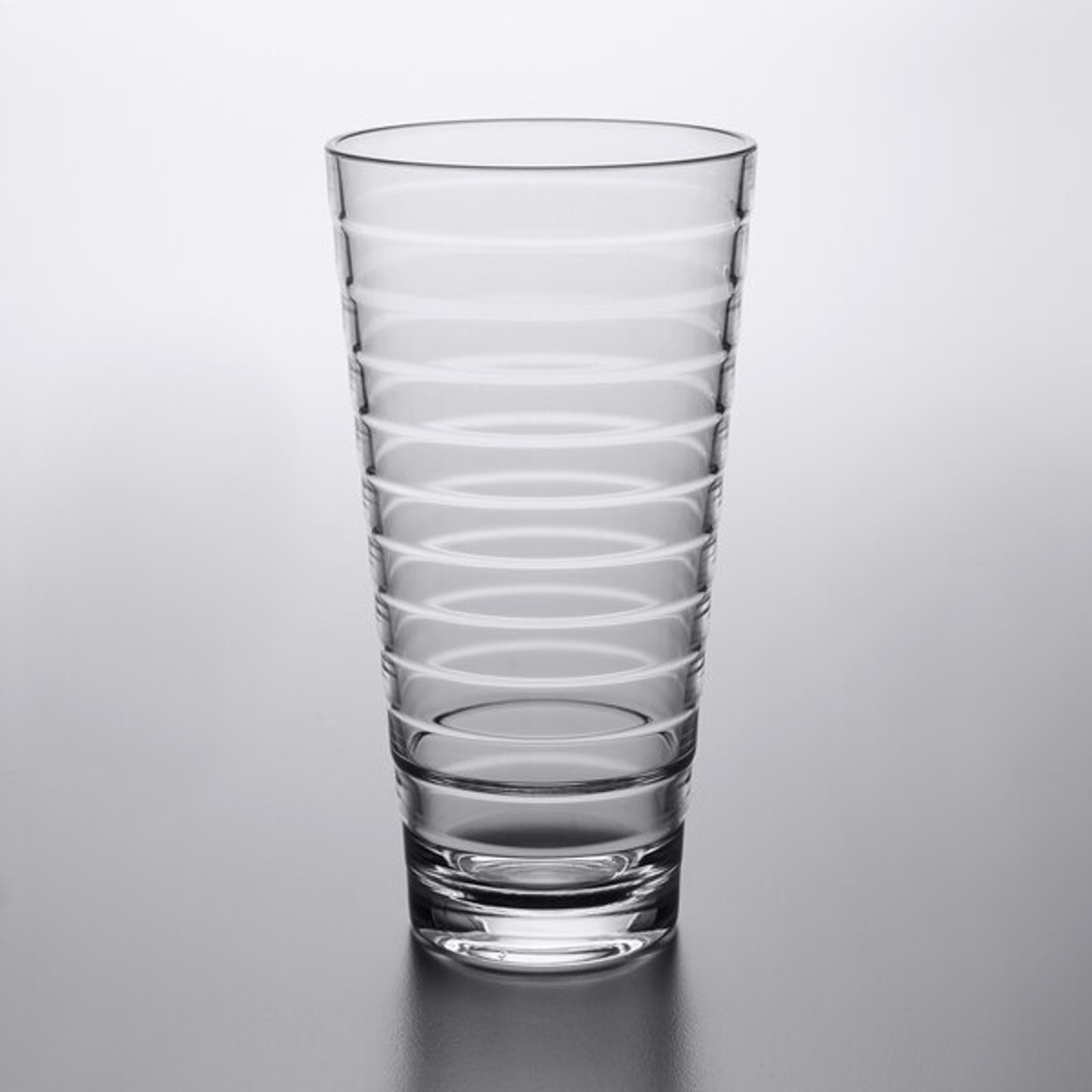 GET 20 oz Clear Plastic Tumbler (24/Case) - Elegant, Contemporary Drinkware - Chicken Pieces