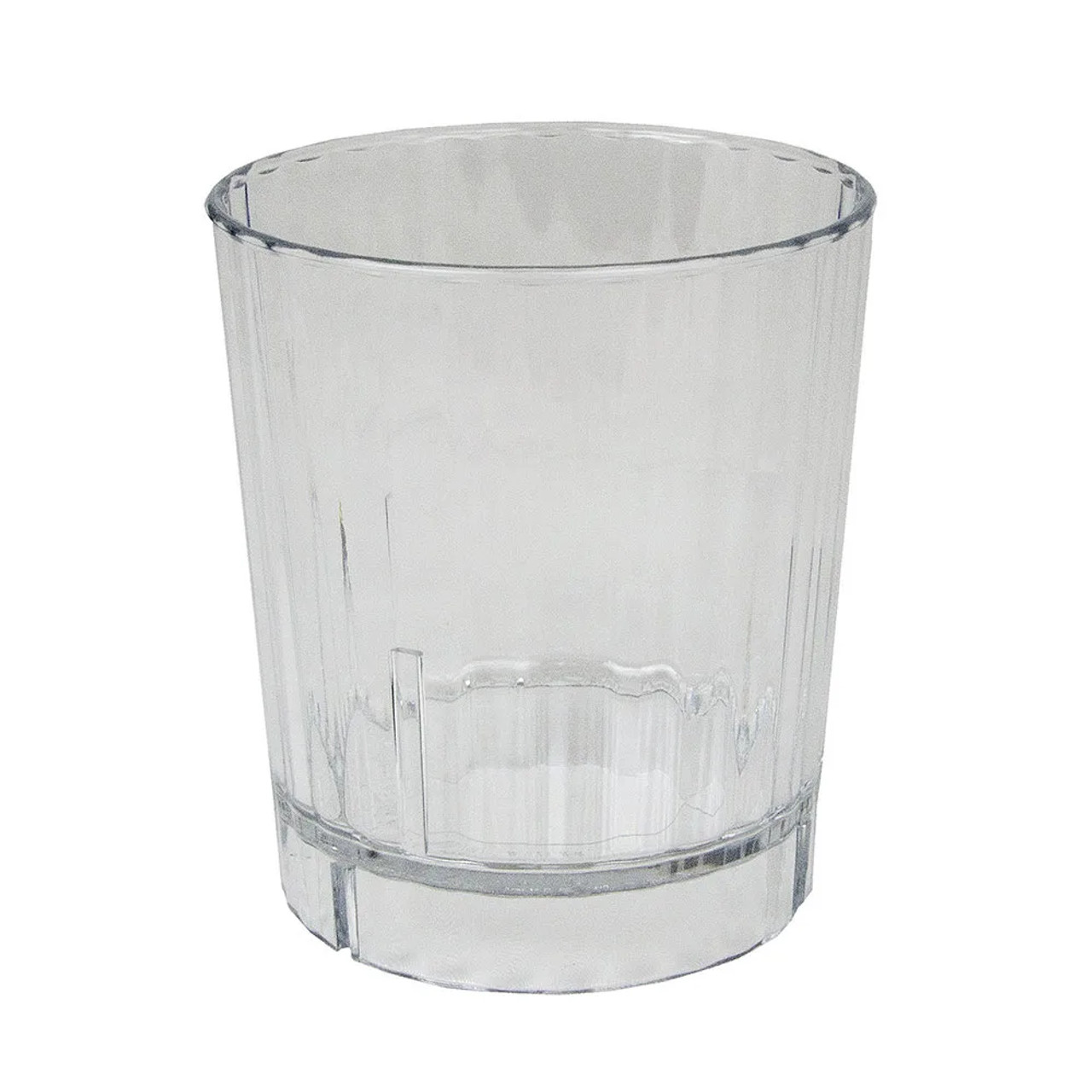 Cambro 12 oz Clear Plastic Tumbler (36/Case) - Durable Polycarbonate Drinkware - Chicken Pieces