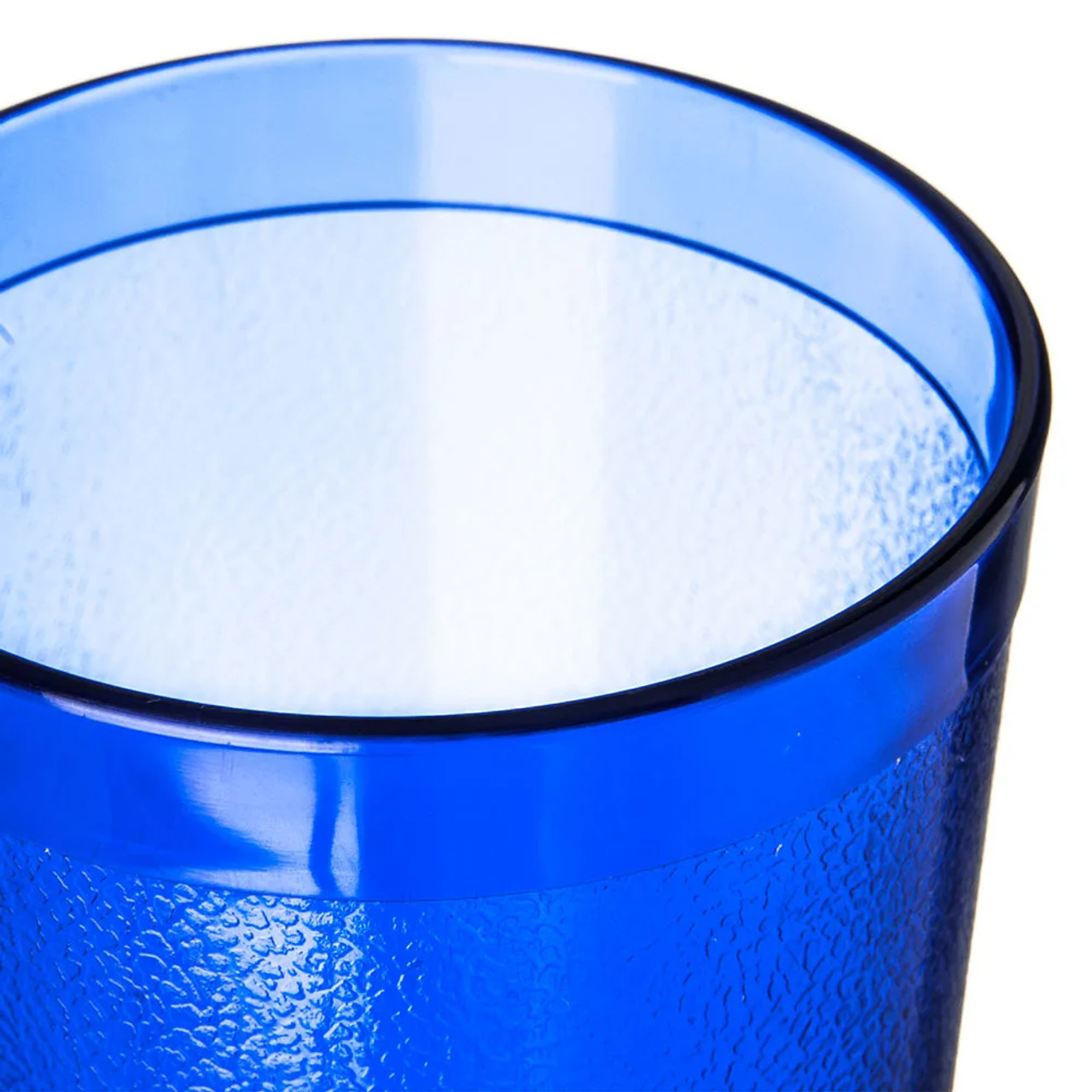 Carlisle 16 oz Royal Blue Textured Plastic Tumbler (72/Case) - Stain Resistant - Chicken Pieces