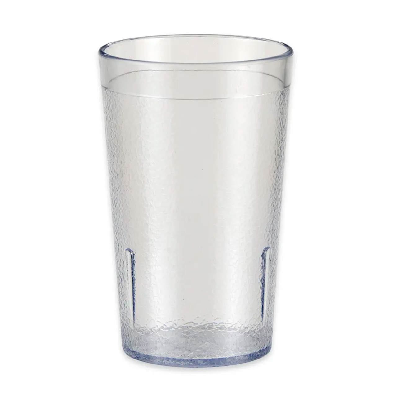 GET 5 oz Clear Textured Plastic Tumbler (72/Case) - Durable, BPA-Free Drinkware - Chicken Pieces