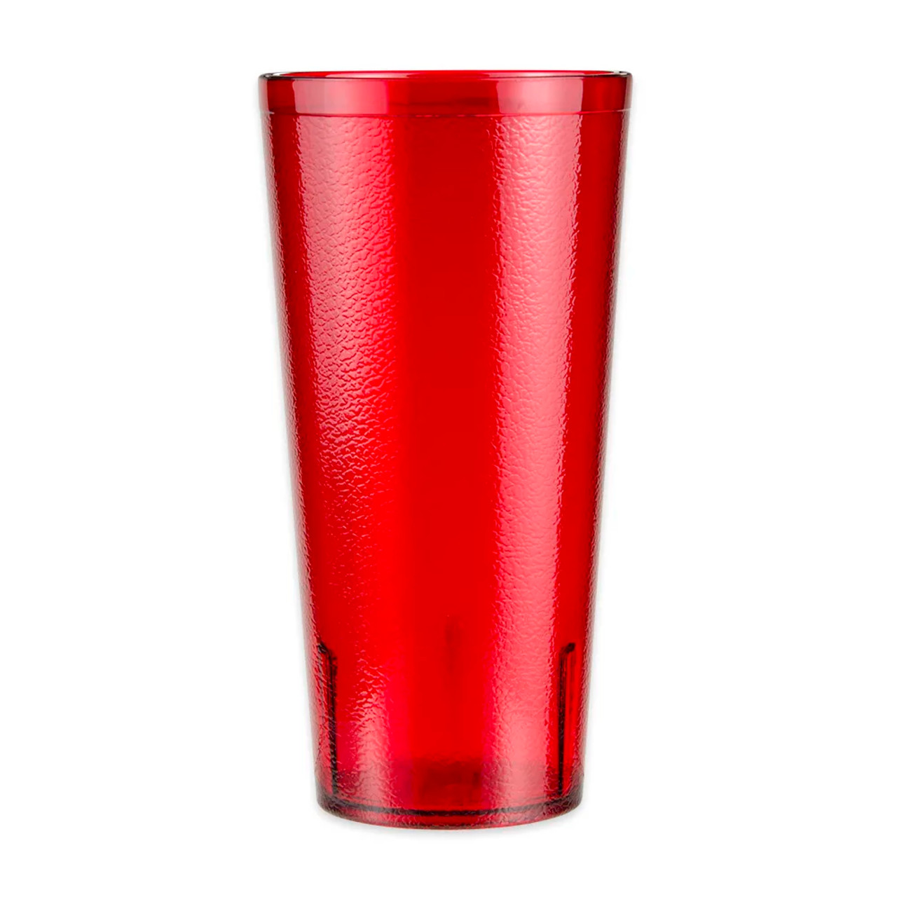 GET 24  oz Red Textured Plastic Tumbler (72/Case) - Durable Design - Chicken Pieces