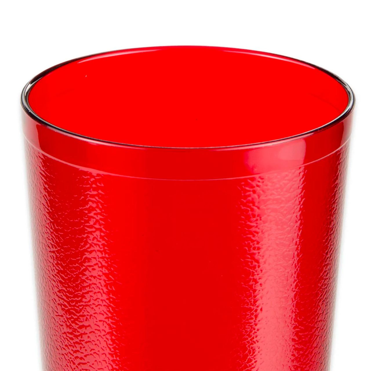 GET 24 oz Red Textured Plastic Tumbler (72/Case) - Durable Design - Chicken Pieces